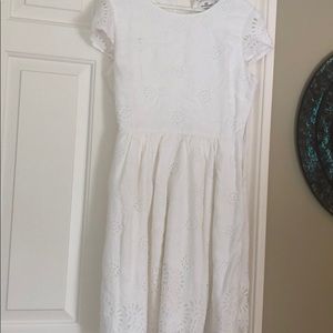 Vineyard Vines White Cap Sleeve Dress